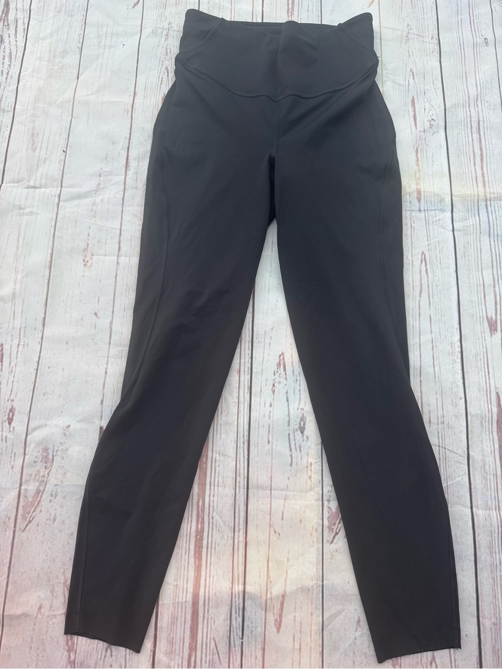 Lululemon Athletica High-Waist Black Stretch Ponte Pants